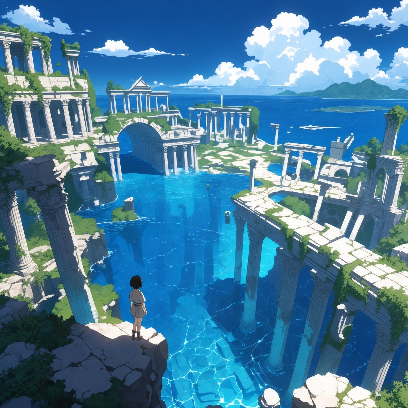 水に沈む繁栄と記憶 #インスト祭 artwork