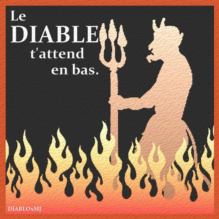 Le diable t'attend en bas. artwork