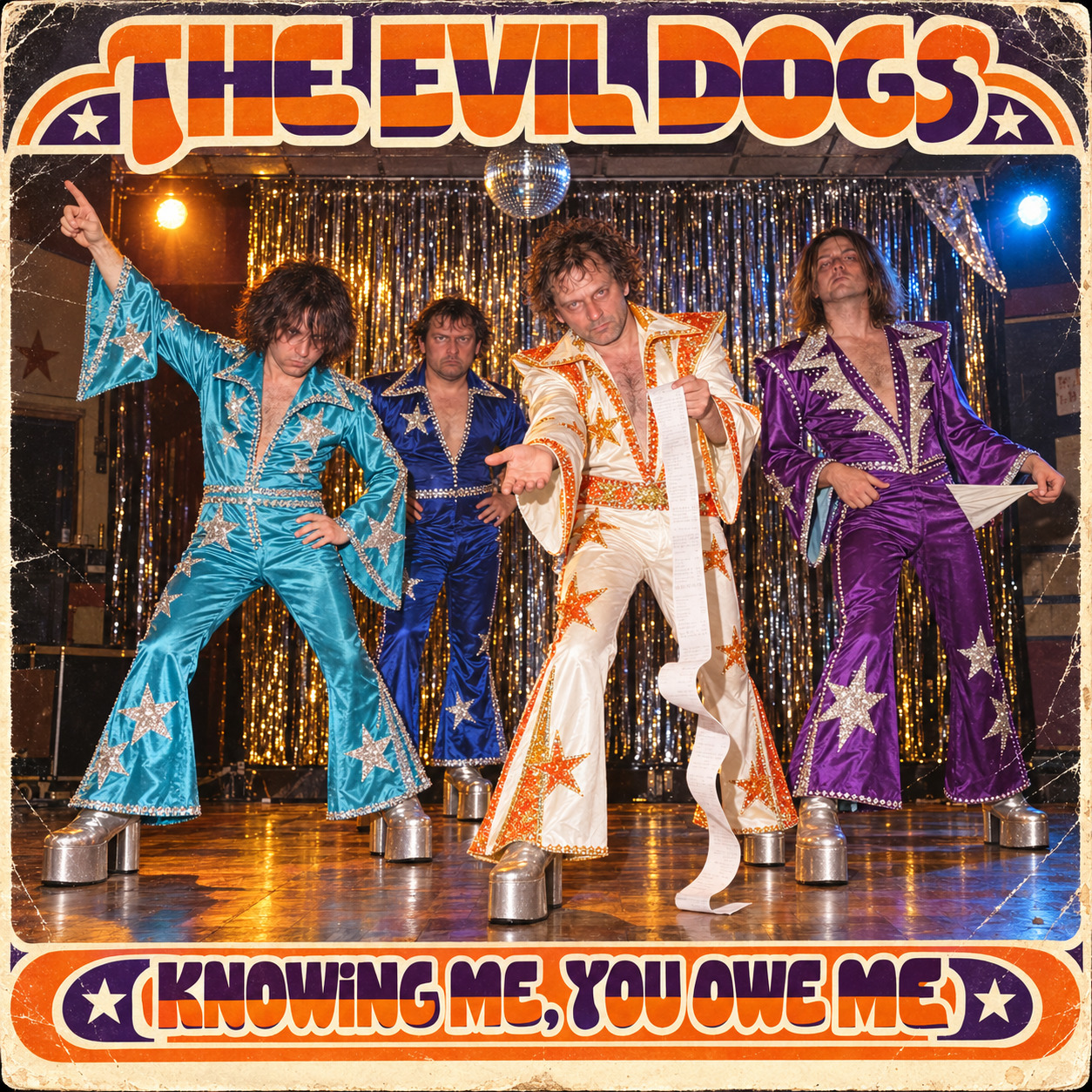 The Evil Dogs - Knowing Me, You Owe Me artwork