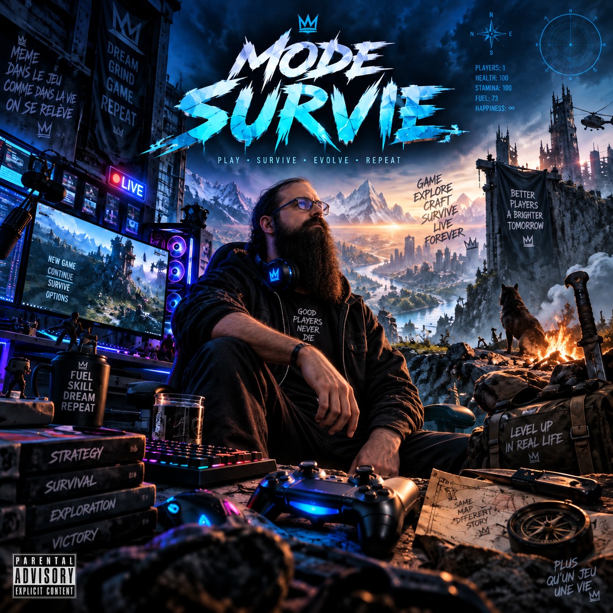Mode survie (Electro/Rock) artwork