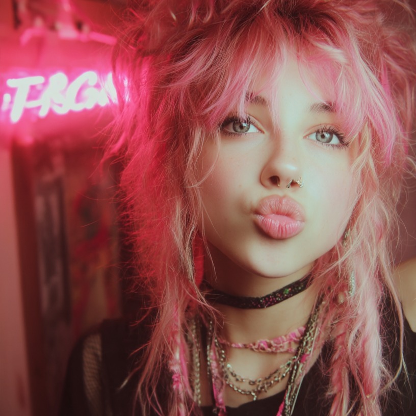 puckered lips cover art