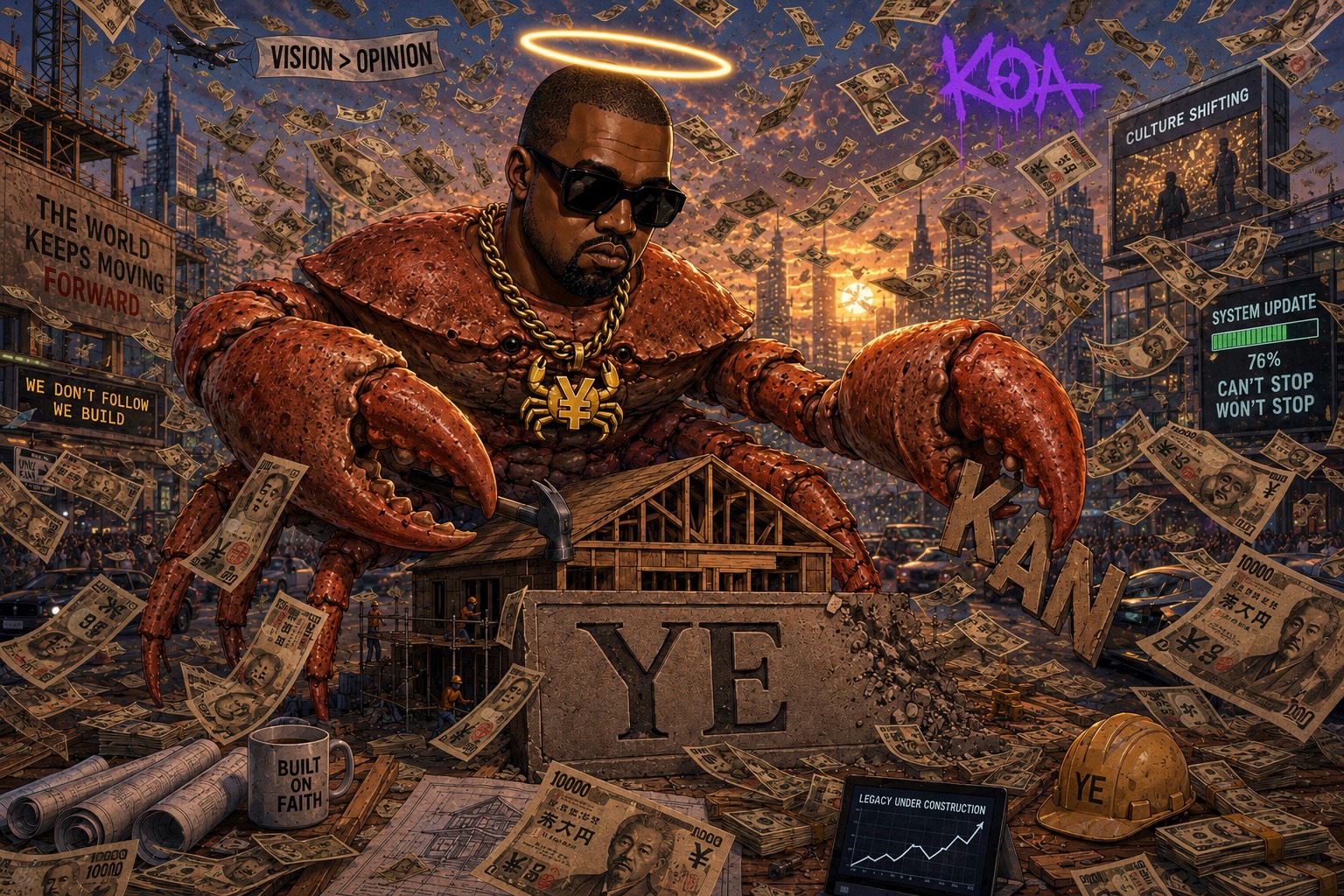 蟹yeah!! (Kanyeか神かYeか) artwork
