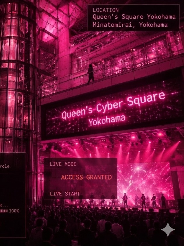 Queen's Cyber Square Yokohama  ver . 3 artwork