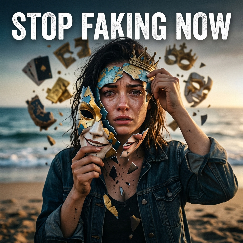 Stop faking now cover art