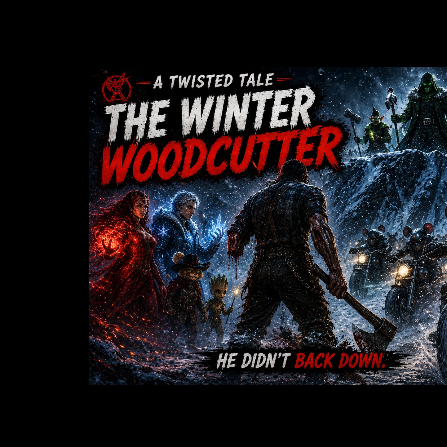 (33) The Winter Woodcutter artwork