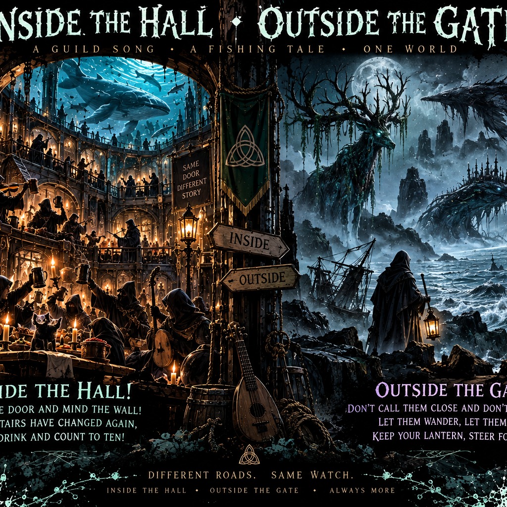Inside the Hall, Outside the Gate artwork