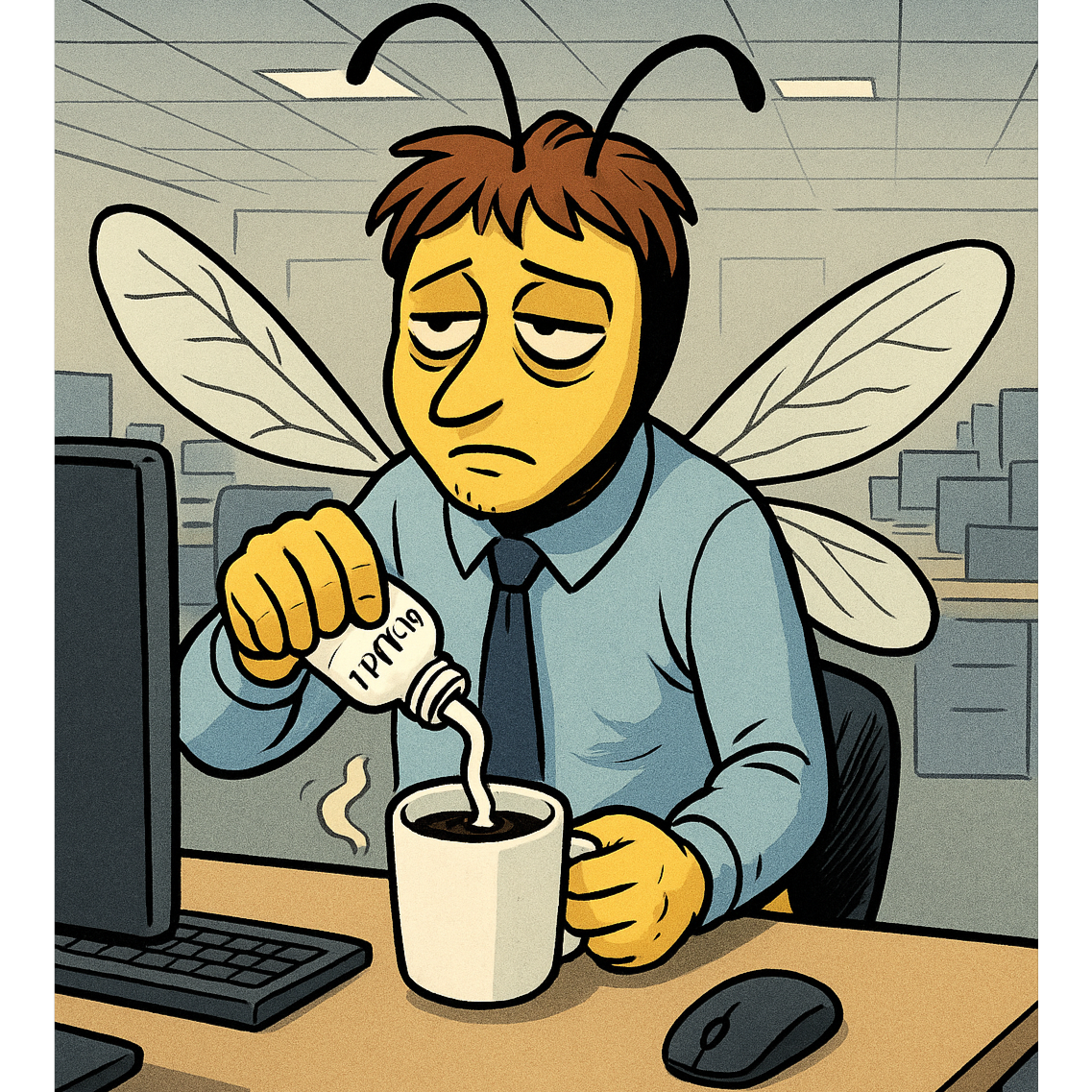 Workaholic artwork