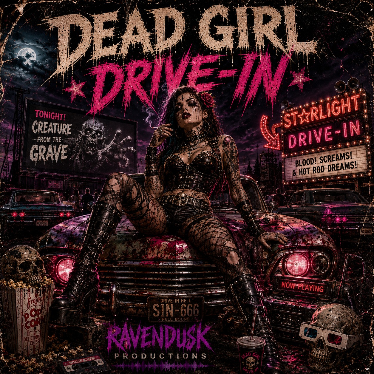 DEAD GIRL DRIVE-IN artwork