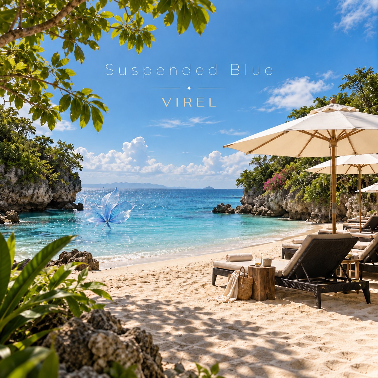 Suspended Blue artwork