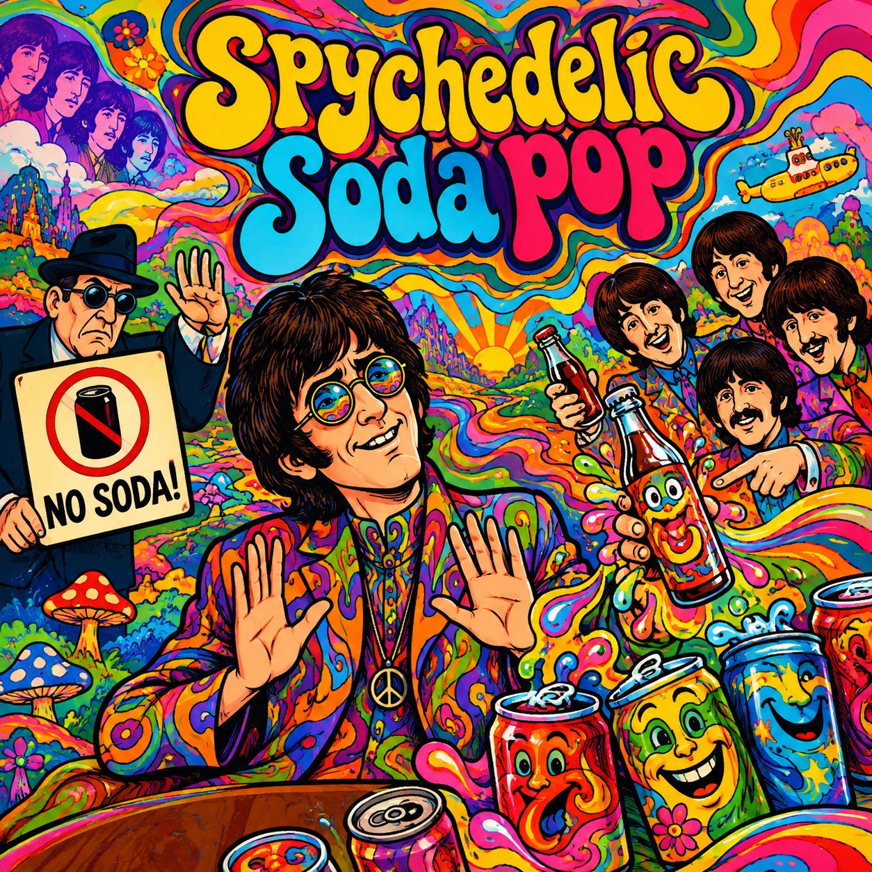 Spychedelic Soda Pop artwork