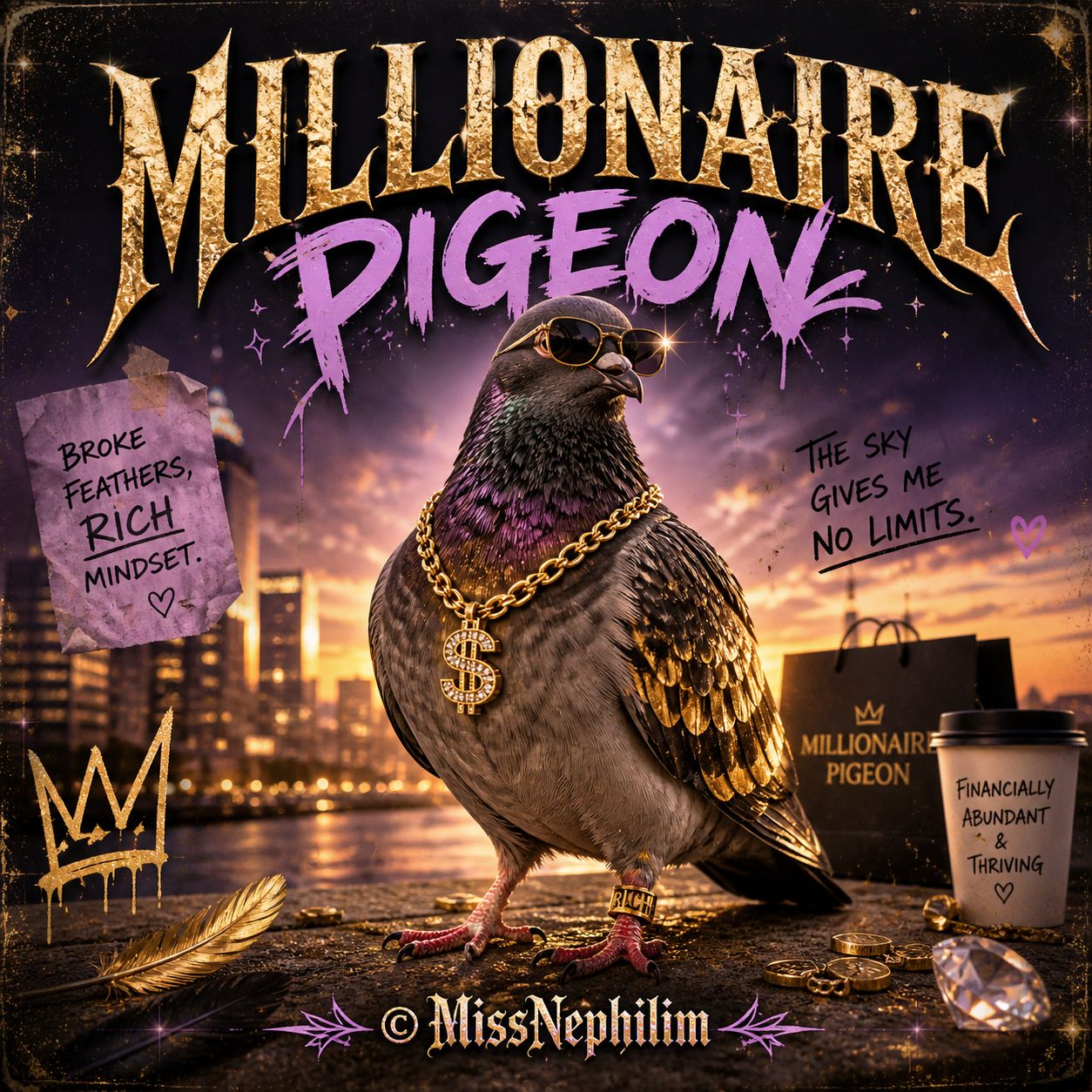 Millionaire Pigeon (theme song) artwork