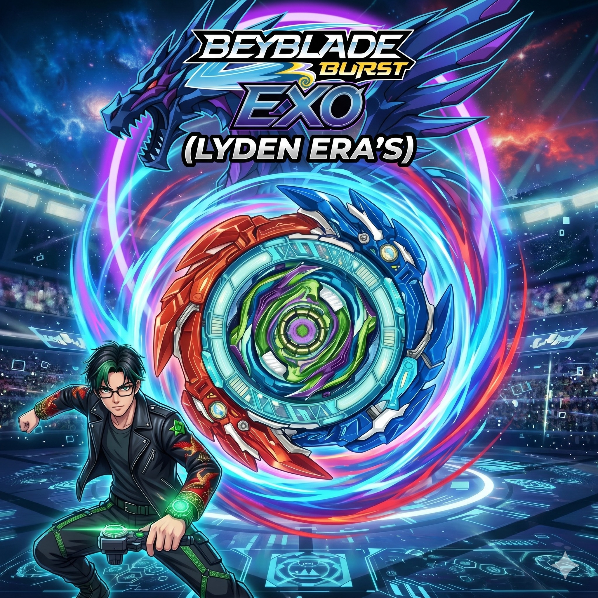 Beyblade Burst Exo (Lyden Era's) artwork