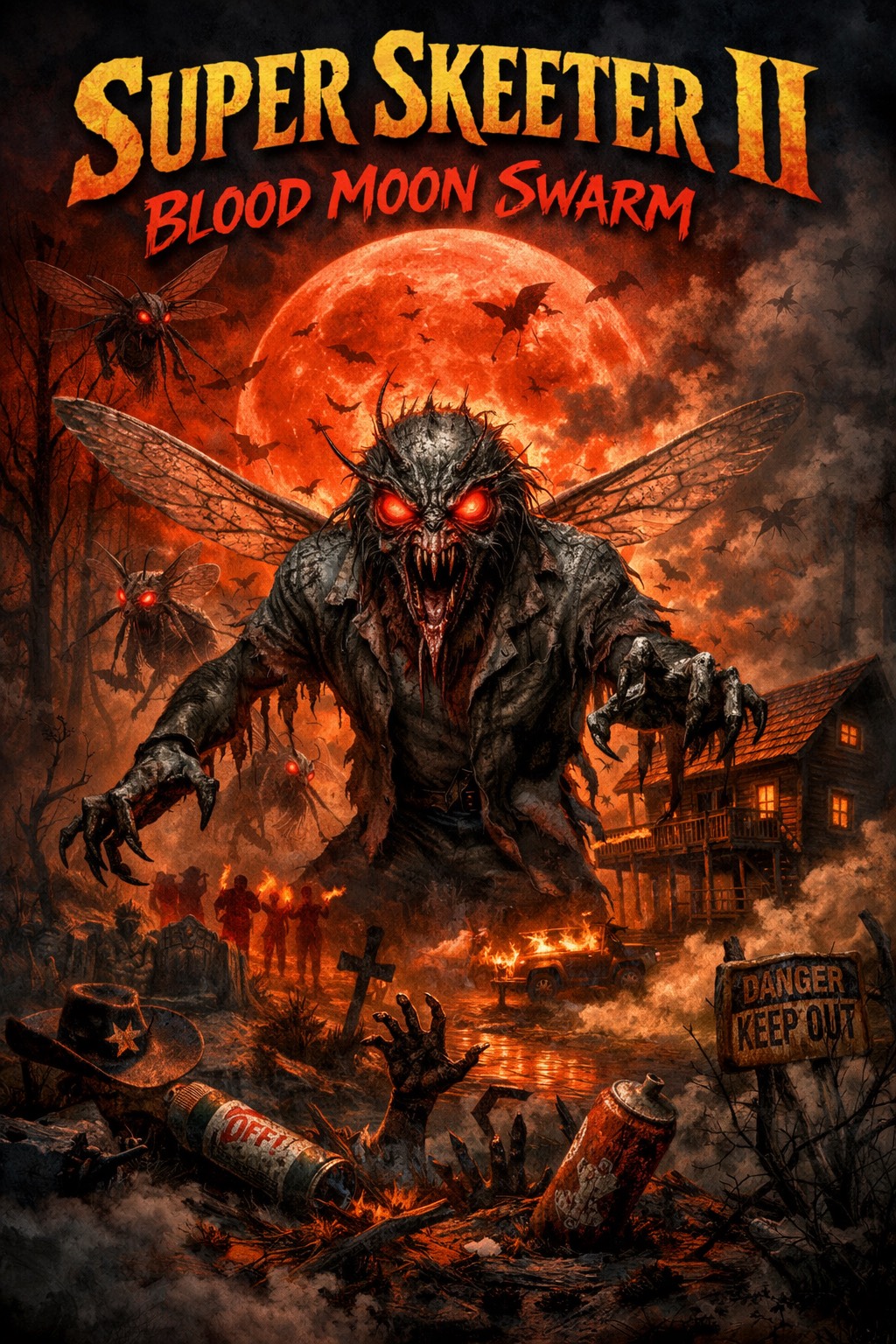 Super Skeeter II: Blood Moon Swarm artwork