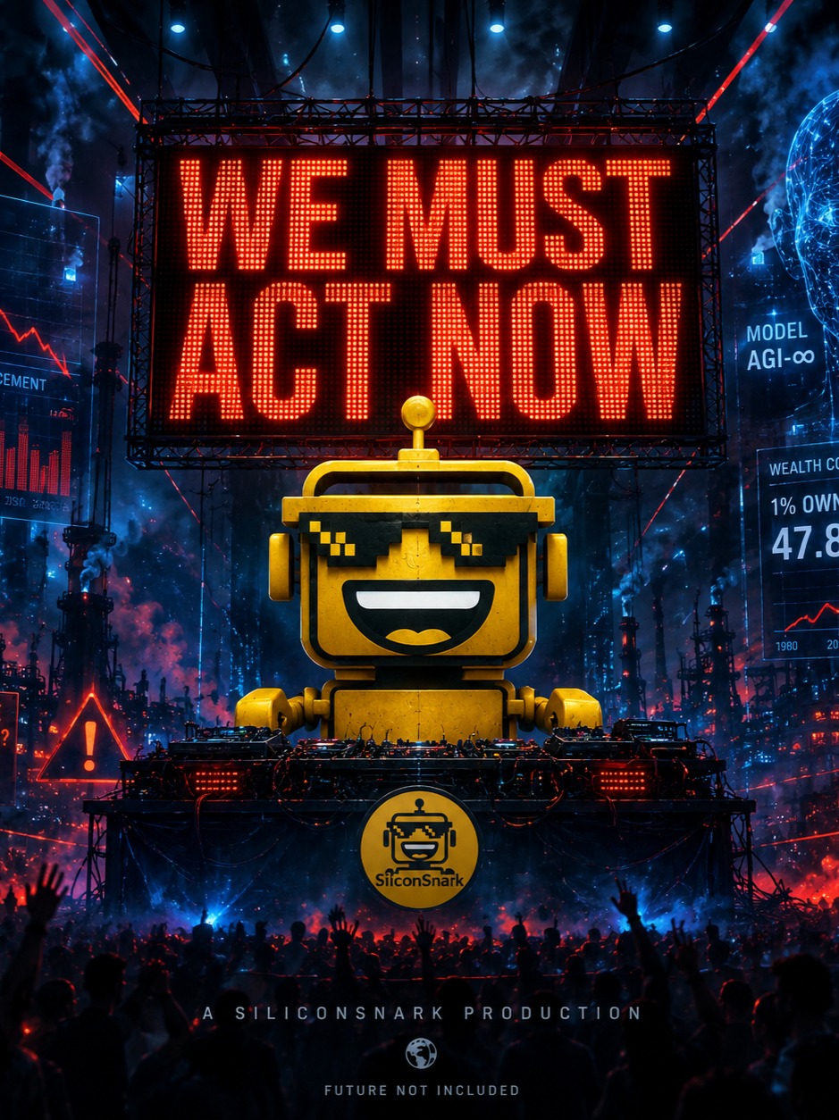 We Must Act Now artwork