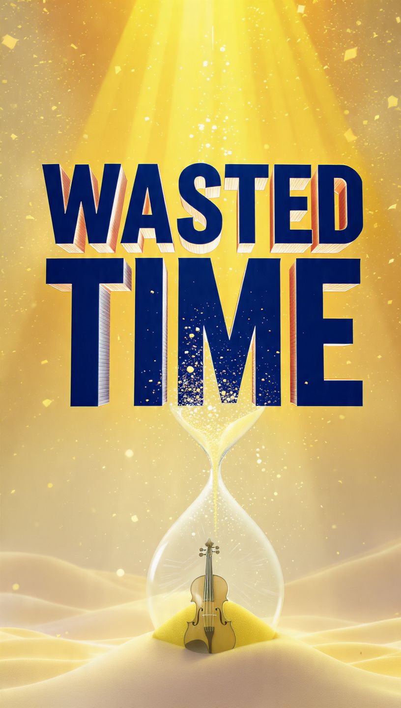 WASTED TIME- (Cinematic pop with emotional EDM)💔🎤 artwork