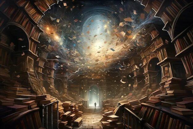 Книга бесконечных страниц artwork