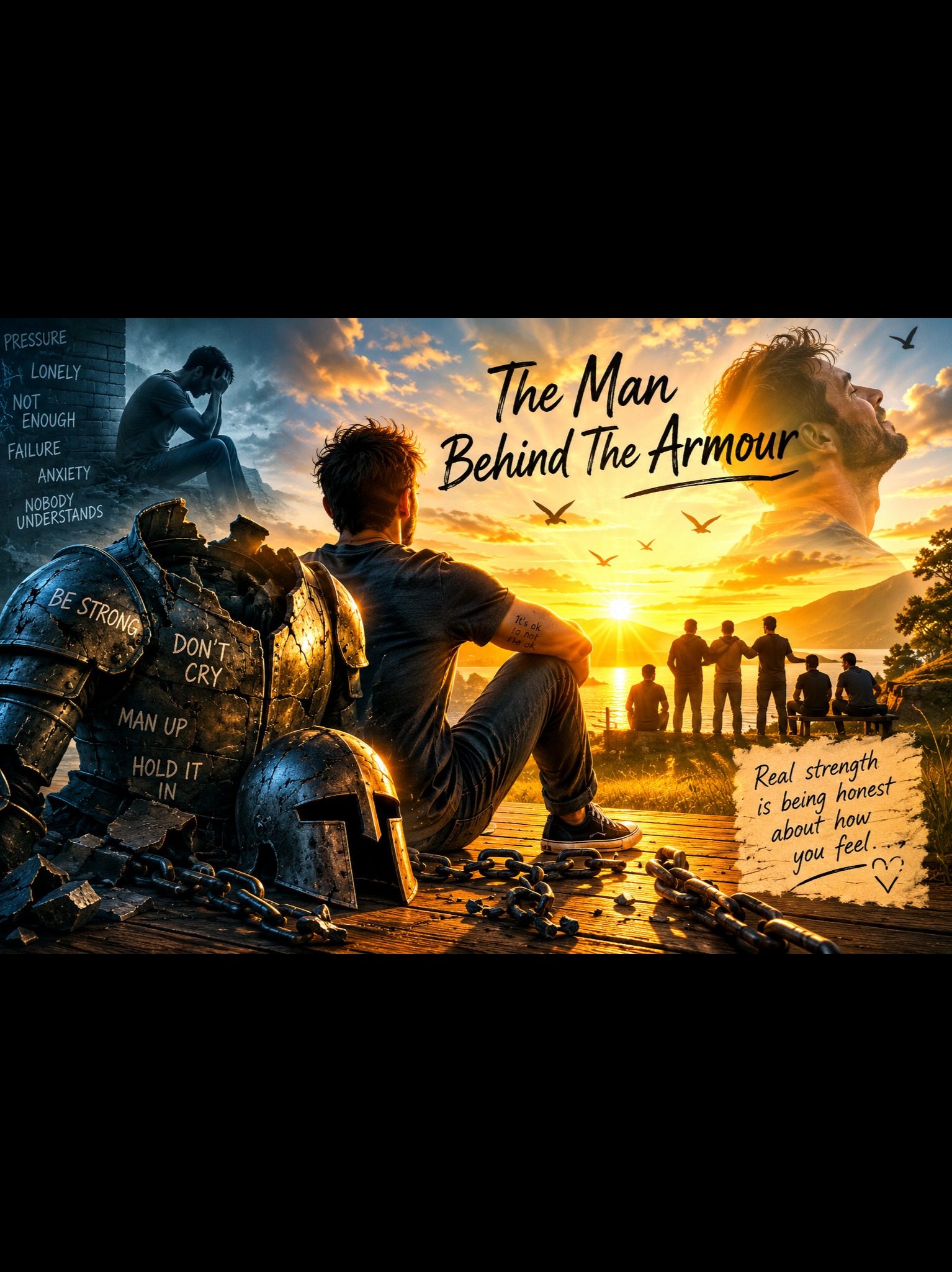 "The Man Behind The Armour" artwork