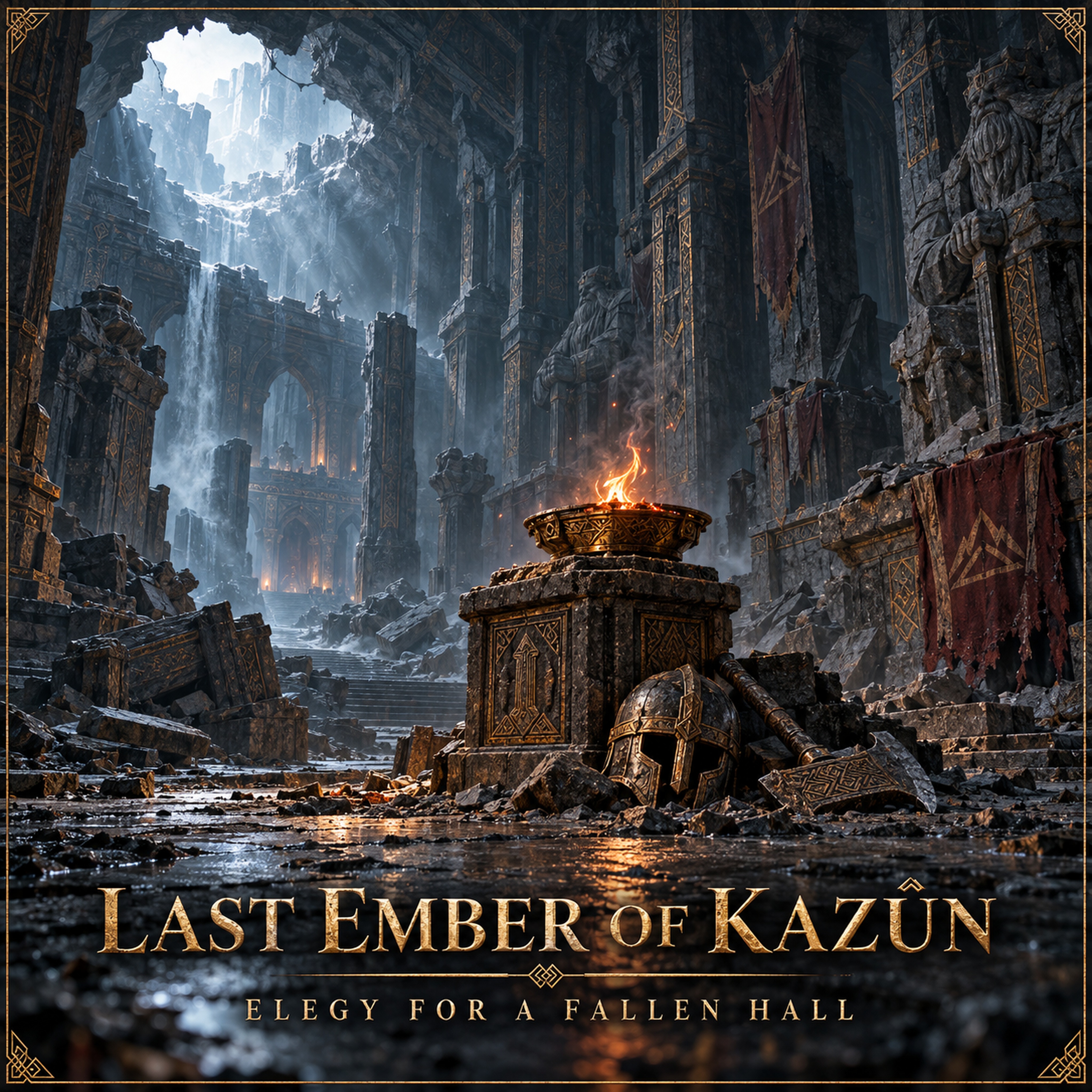 Last Ember of Kazûn | Elegy for a Fallen Hall artwork