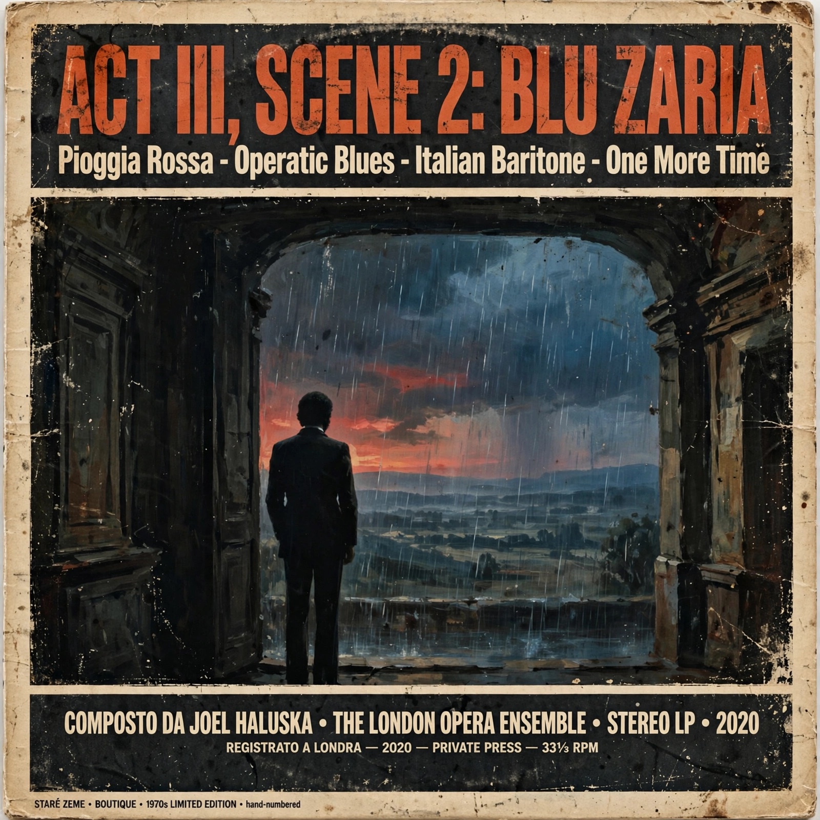 ACT III, SCENE 2: BLU ZARIA - Pioggia Rossa - Operatic Blues artwork