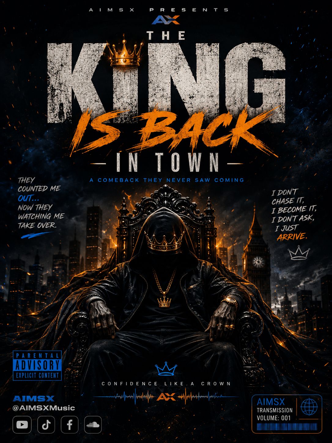 The King Is Back in Town // AIMSX artwork