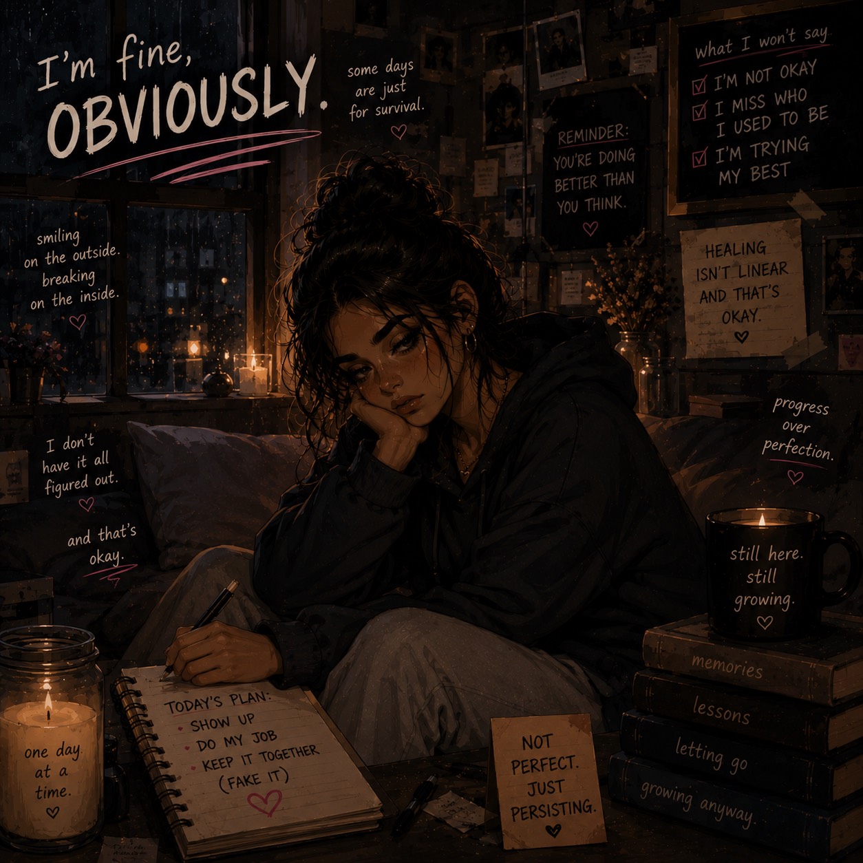 I’m Fine, Obviously artwork