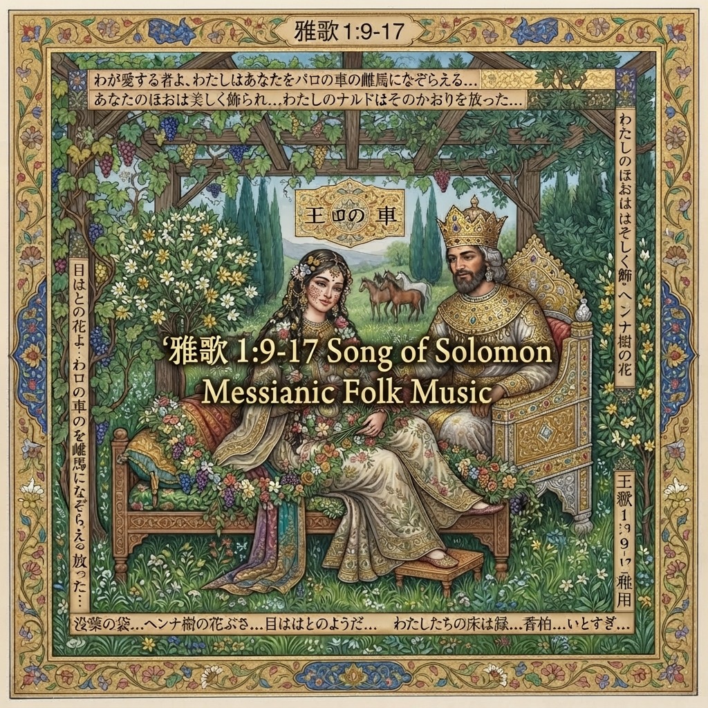 雅歌 1:9-17 Song of Solomon artwork
