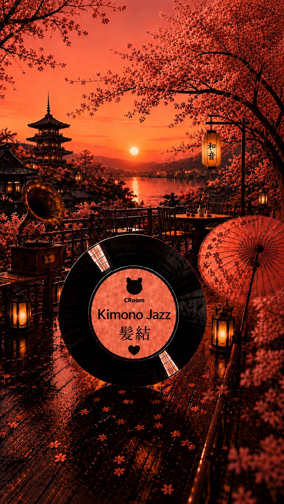 Kimono Jazz  髪結 artwork
