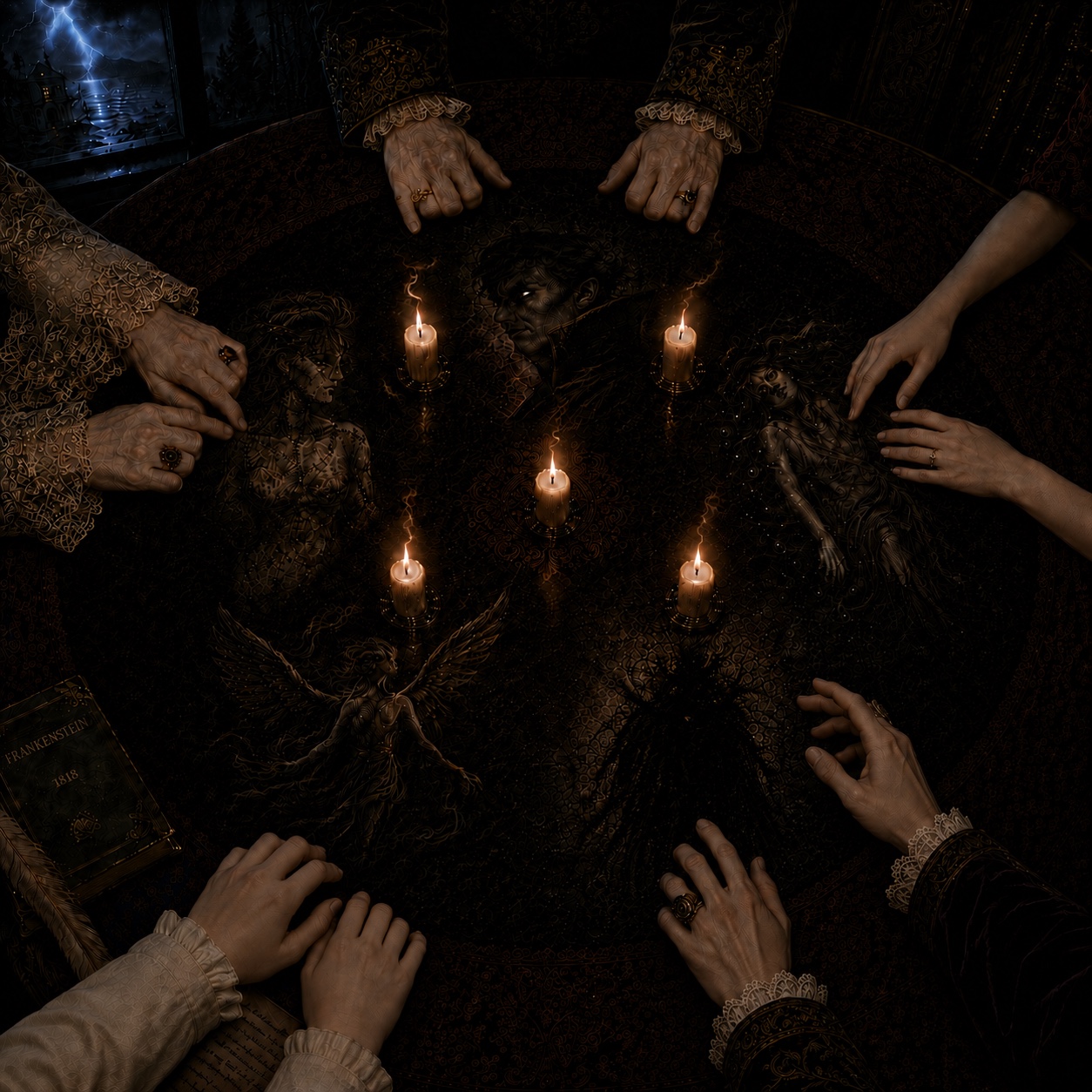 Five Candles at Diodati - Byron’s eye artwork