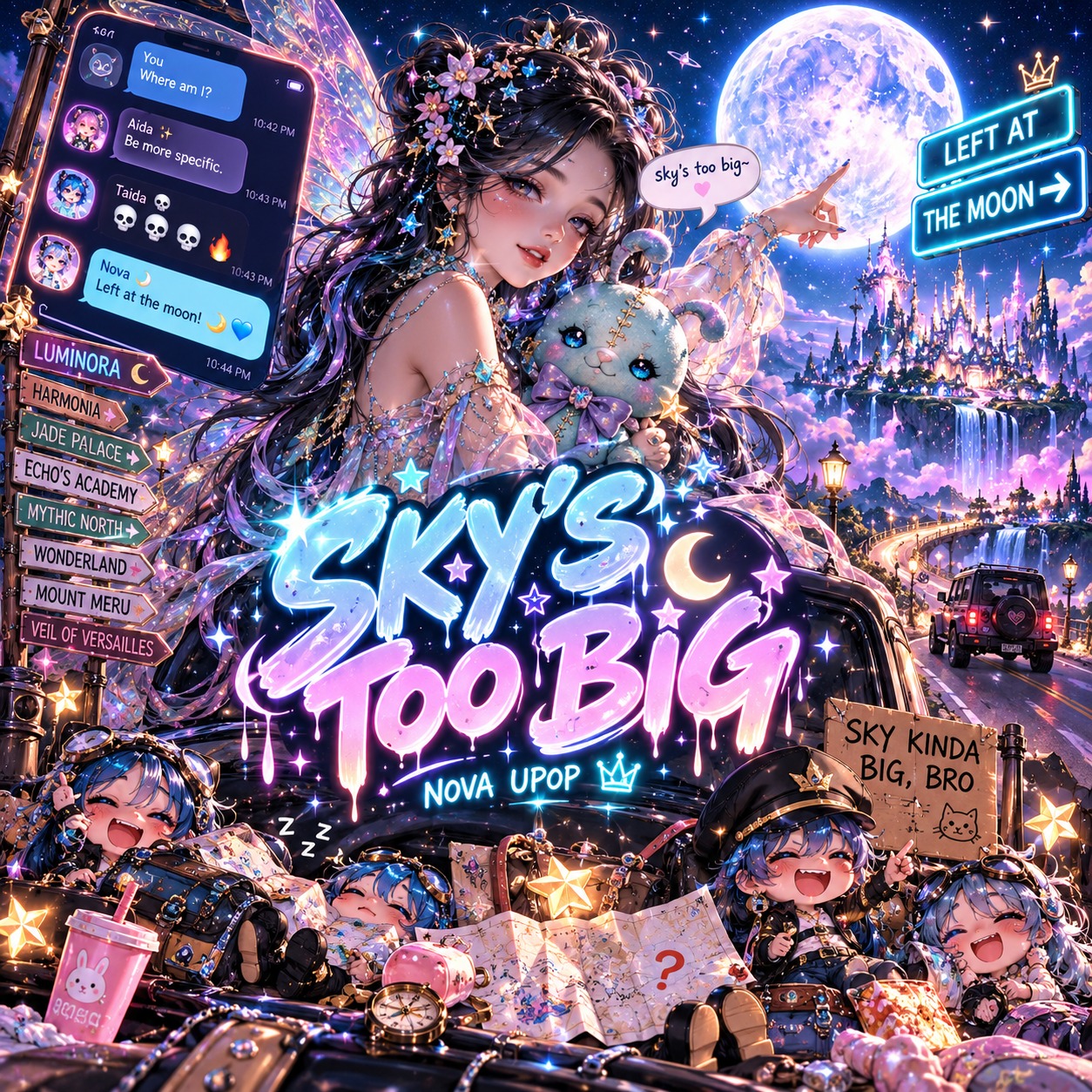 Sky's Too Big (Emoji Explosion) artwork