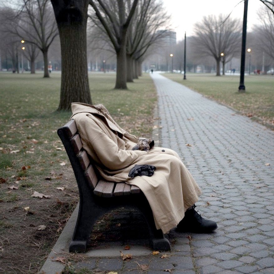 Coat Left Behind artwork