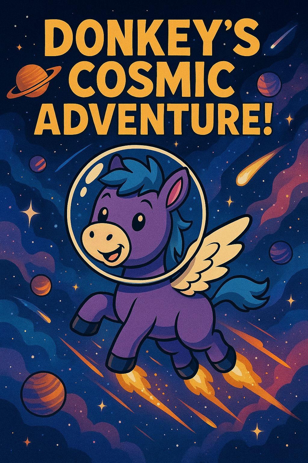 Donkey's Cosmic Adventure! artwork
