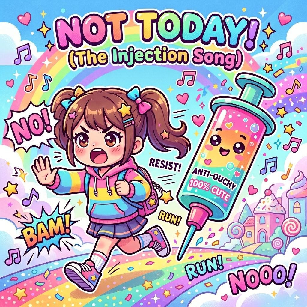💉✋️チクッとするのはお断り！ artwork