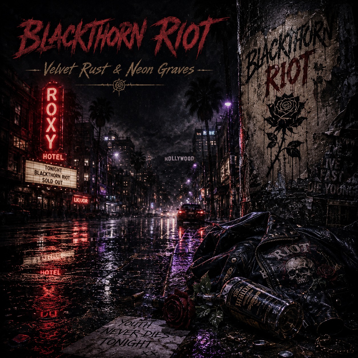 Velvet Rust & Neon Graves By Blackthorn Riot
