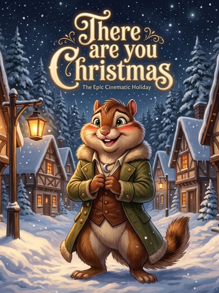 There are you Christmas artwork