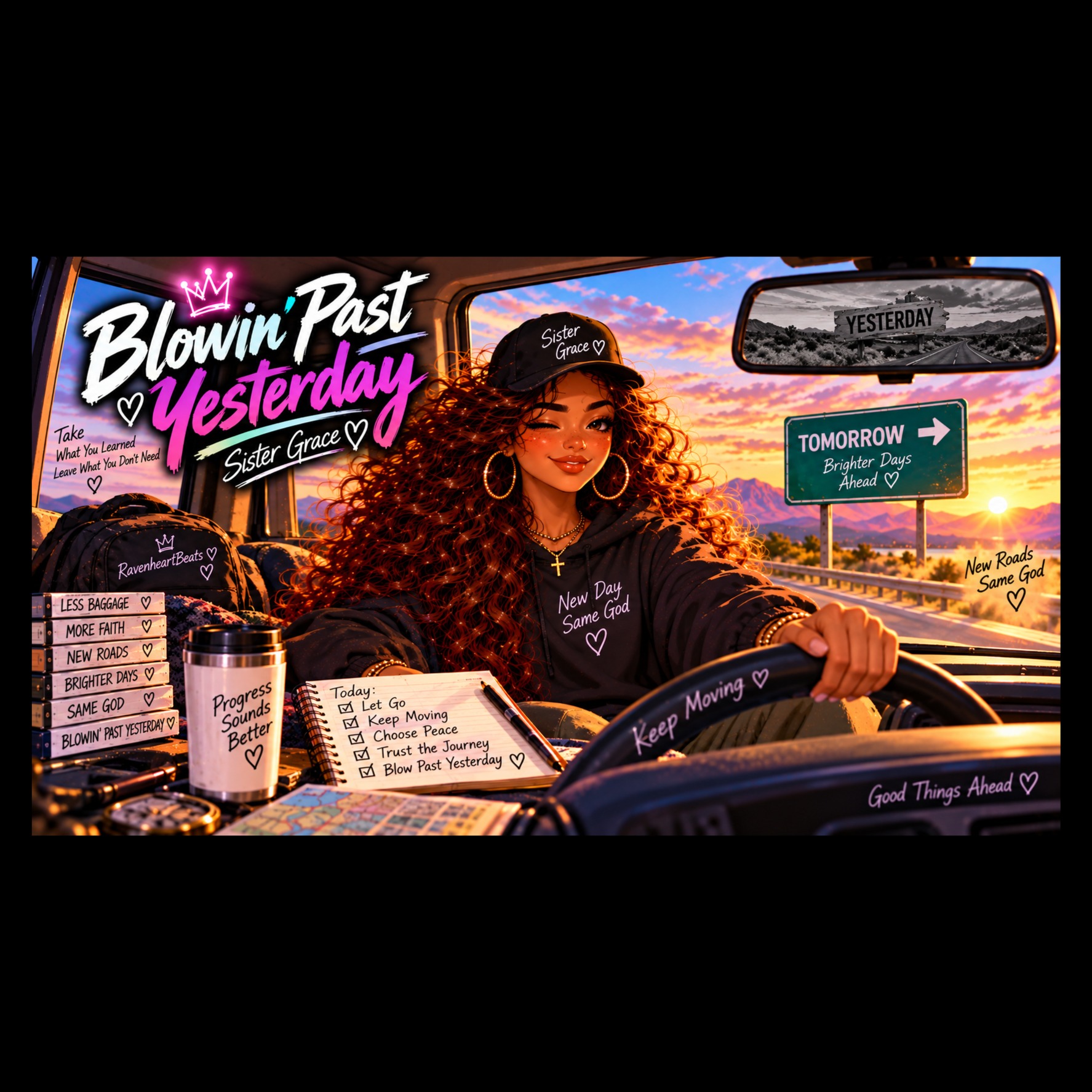 BLOWIN’ PAST YESTERDAY artwork