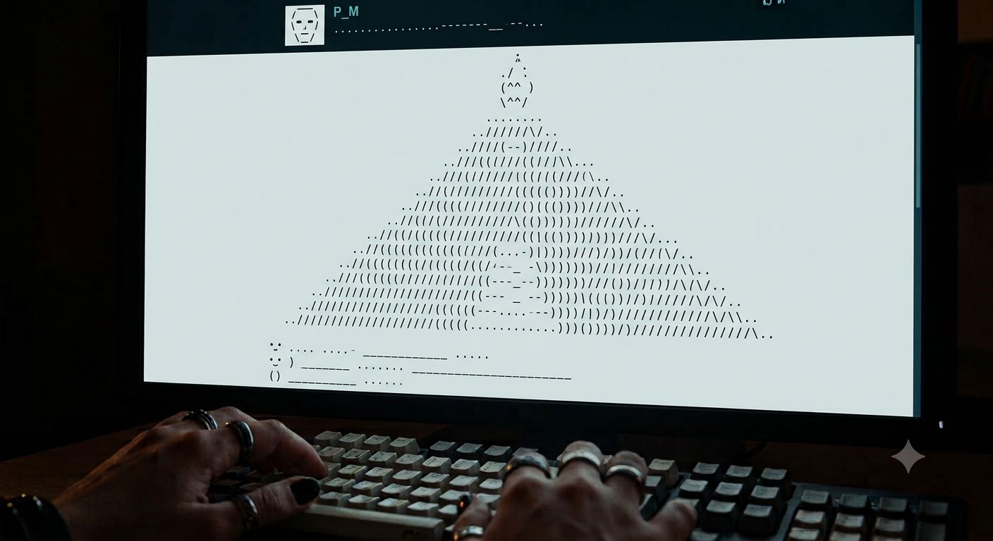 ASCII Shrine  ( • Y • ) ⟵⁠(⁠o⁠_⁠O⁠) artwork
