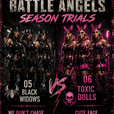 BLACK WIDOWS AN TOXIC DOLLS MATCH 3 ,SEASON 1! artwork