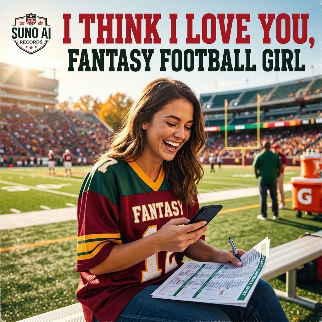 I Think I Love You, Fantasy Football Girl artwork