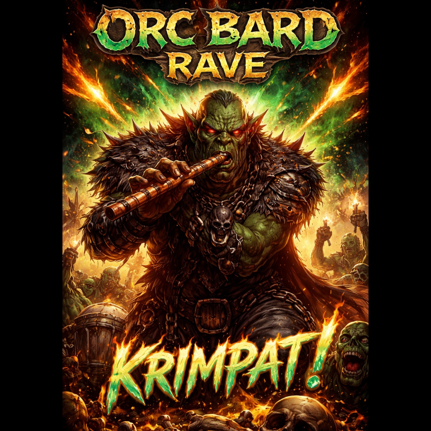 Nar I-Sauron-snaga (Not one of Sauron's boyz - orcish lyrics) Orc Boss Cover artwork