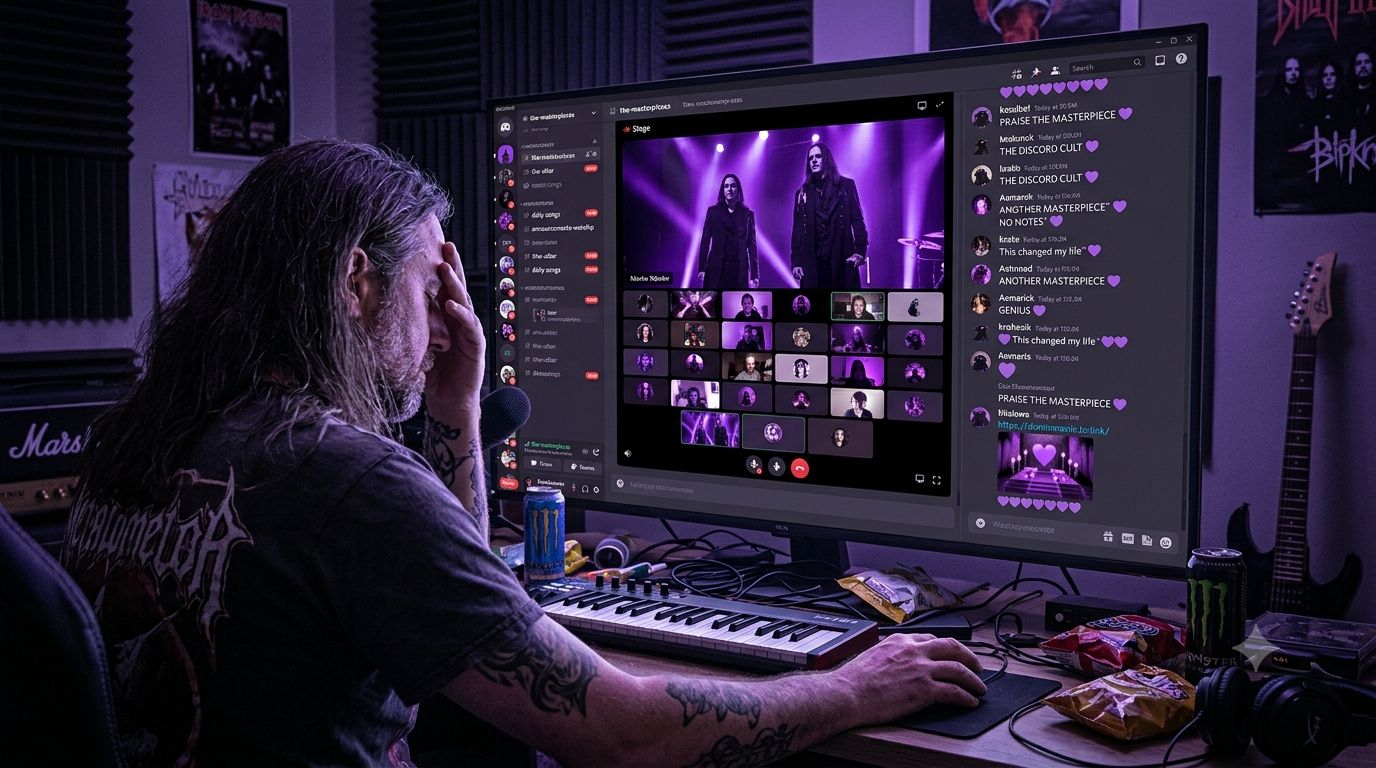 The Discord Cult 💜 🐦‍⬛👏 artwork