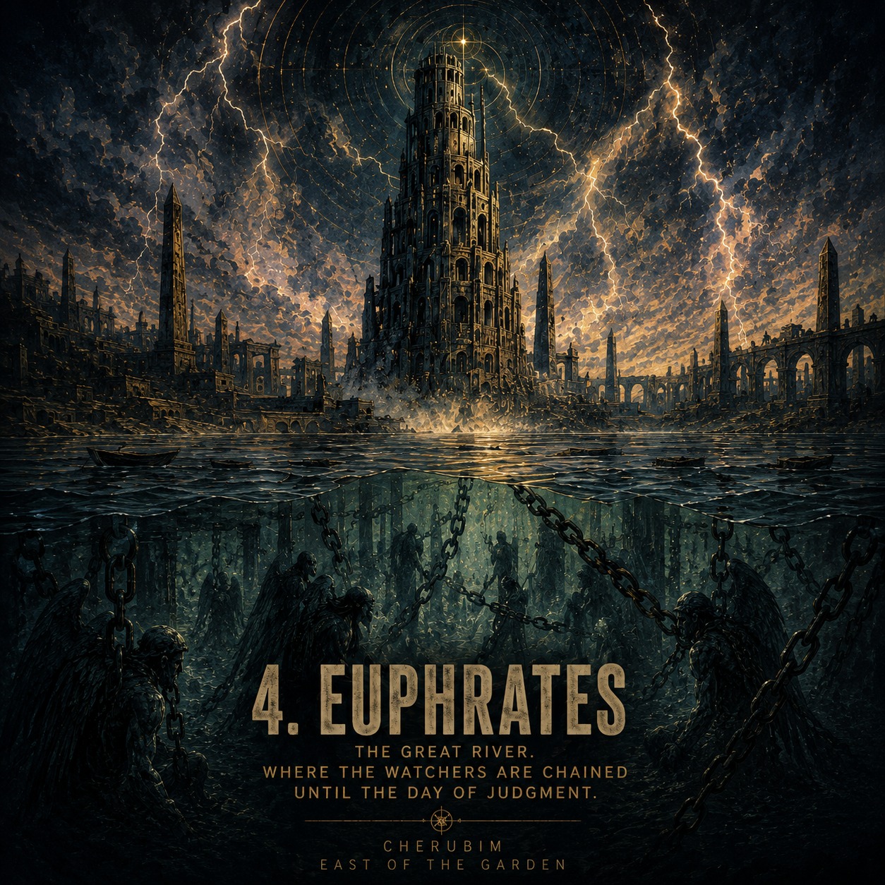 Cherubim East of the Garden - 4. Euphrates artwork