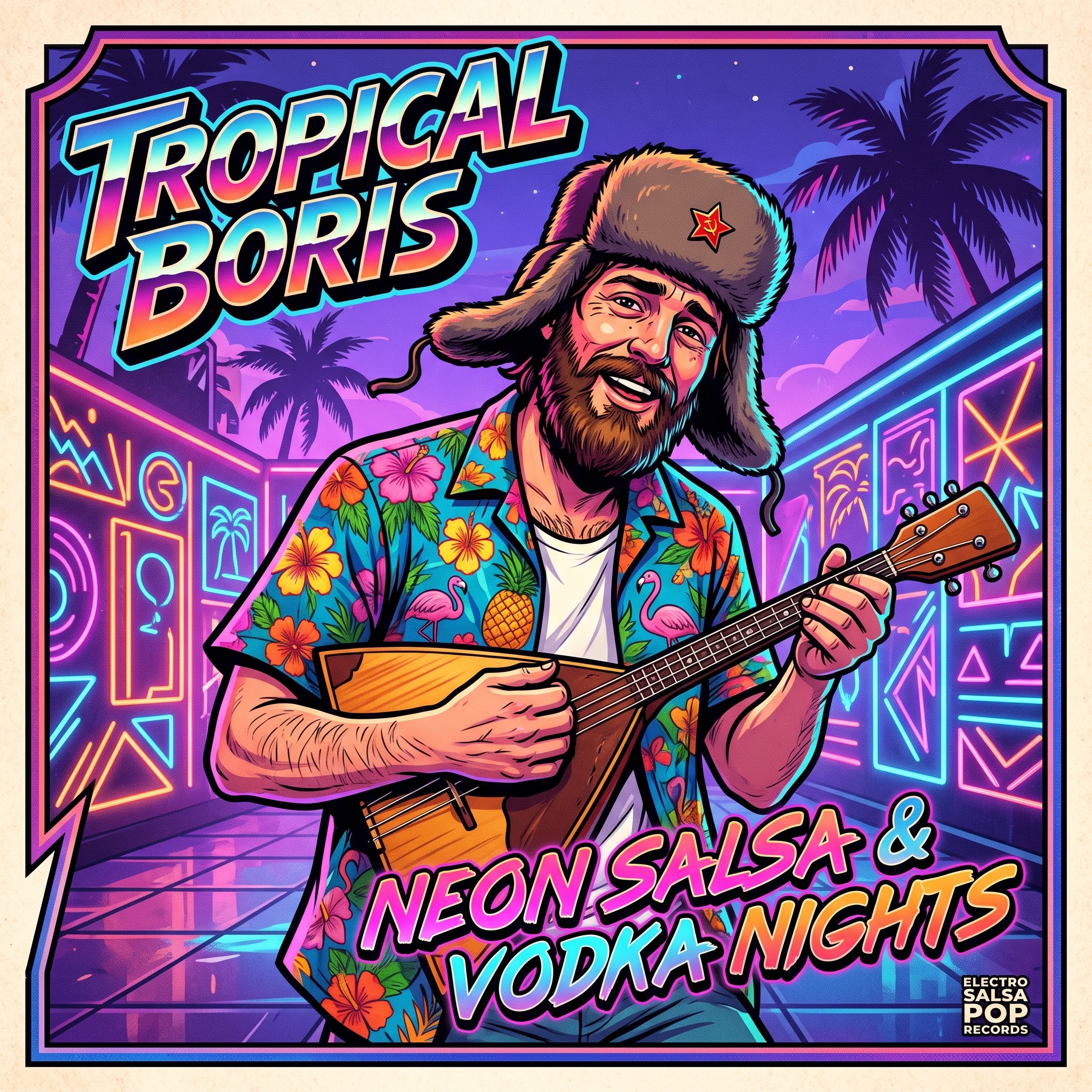 Tropical Boris (neon salsa & vodka nights) artwork