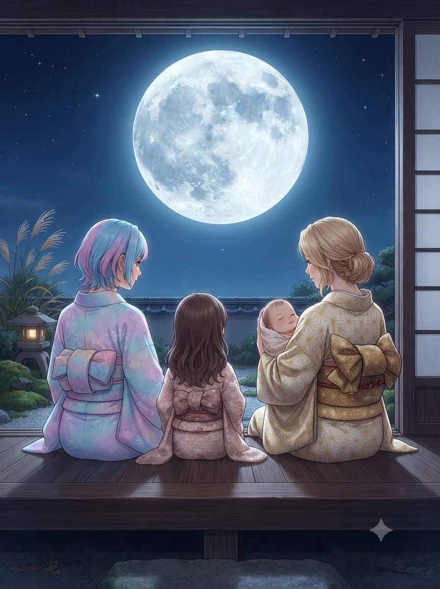 十五夜の灯り #十五夜ラブラブ便 artwork