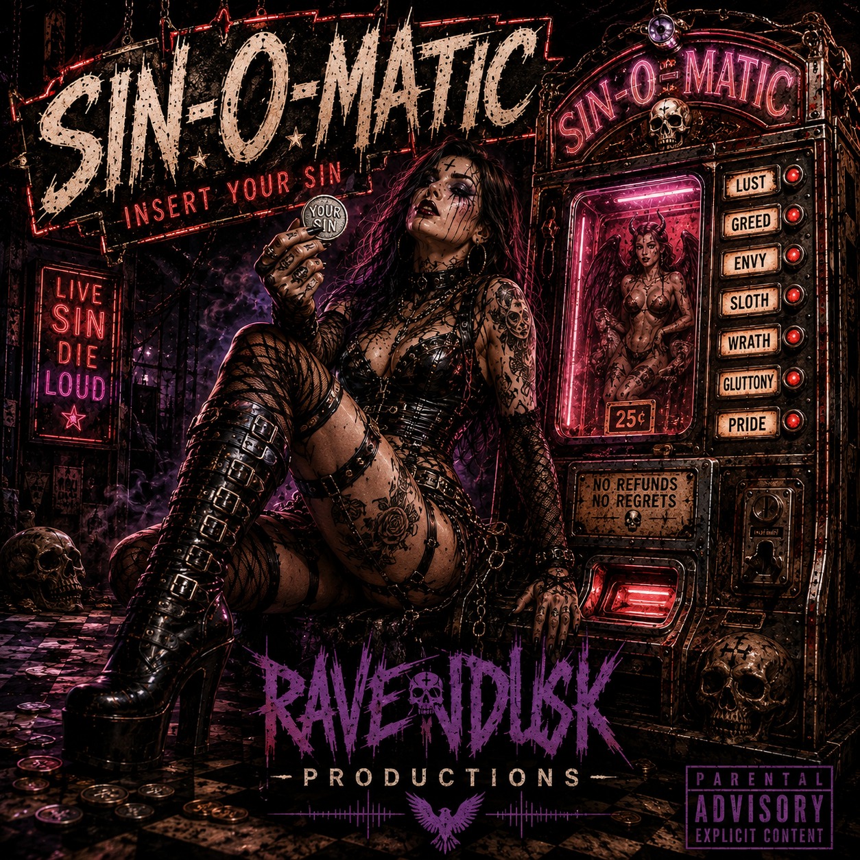 SIN-O-MATIC artwork