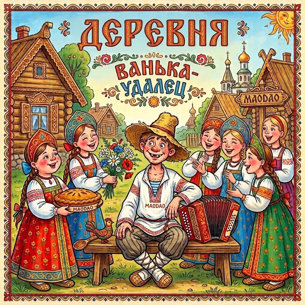 Ванька-удалец. Деревня artwork