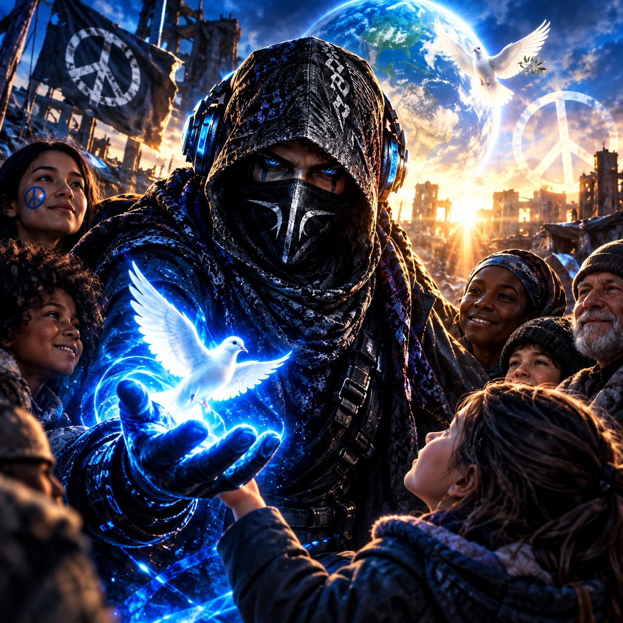THE PEACE OF A THOUSAND UNIVERSES (Not a god.) artwork