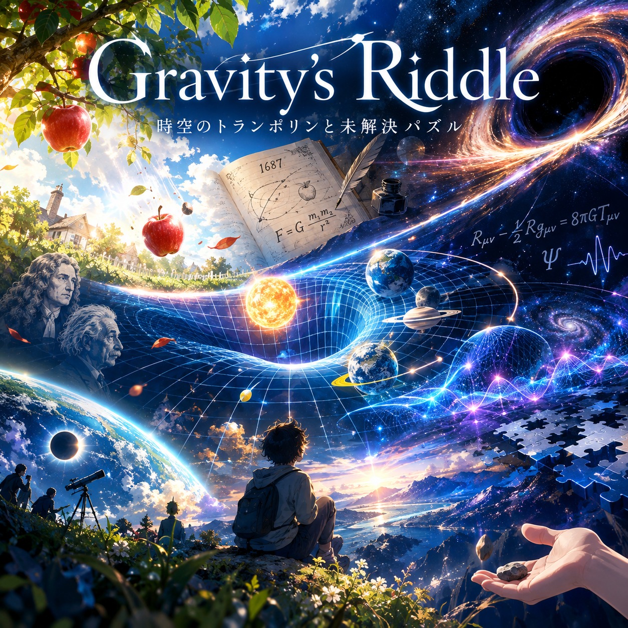 Gravity’s Riddle : 時空のトランポリンと未解決パズル artwork