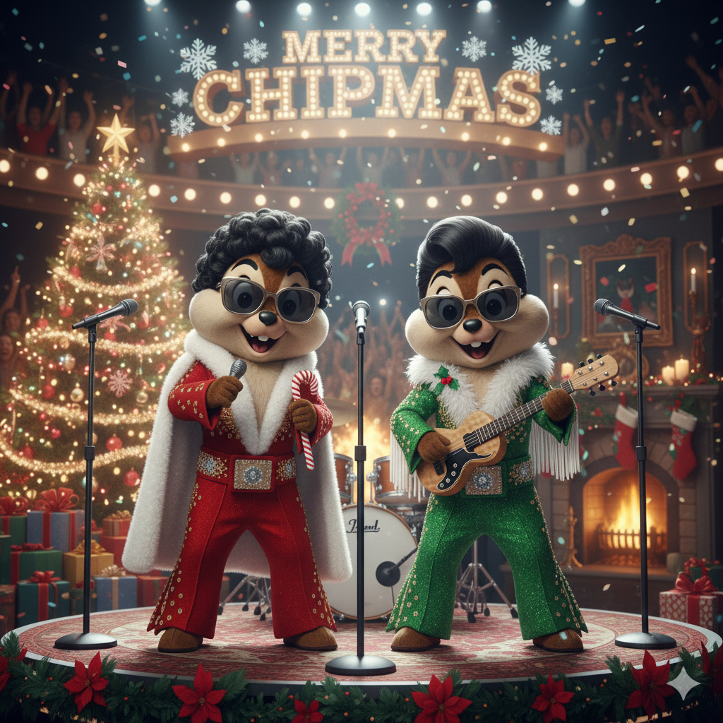 Merry, Merry Chipmunks artwork
