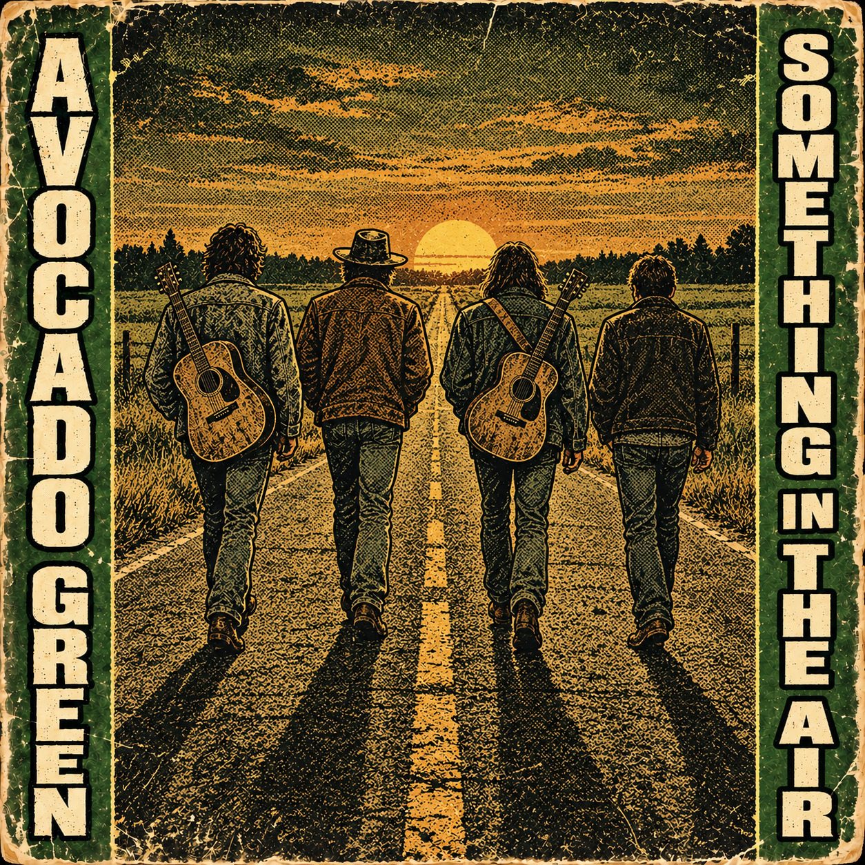 Avocado Green - Something In The Air Cover - Cover artwork