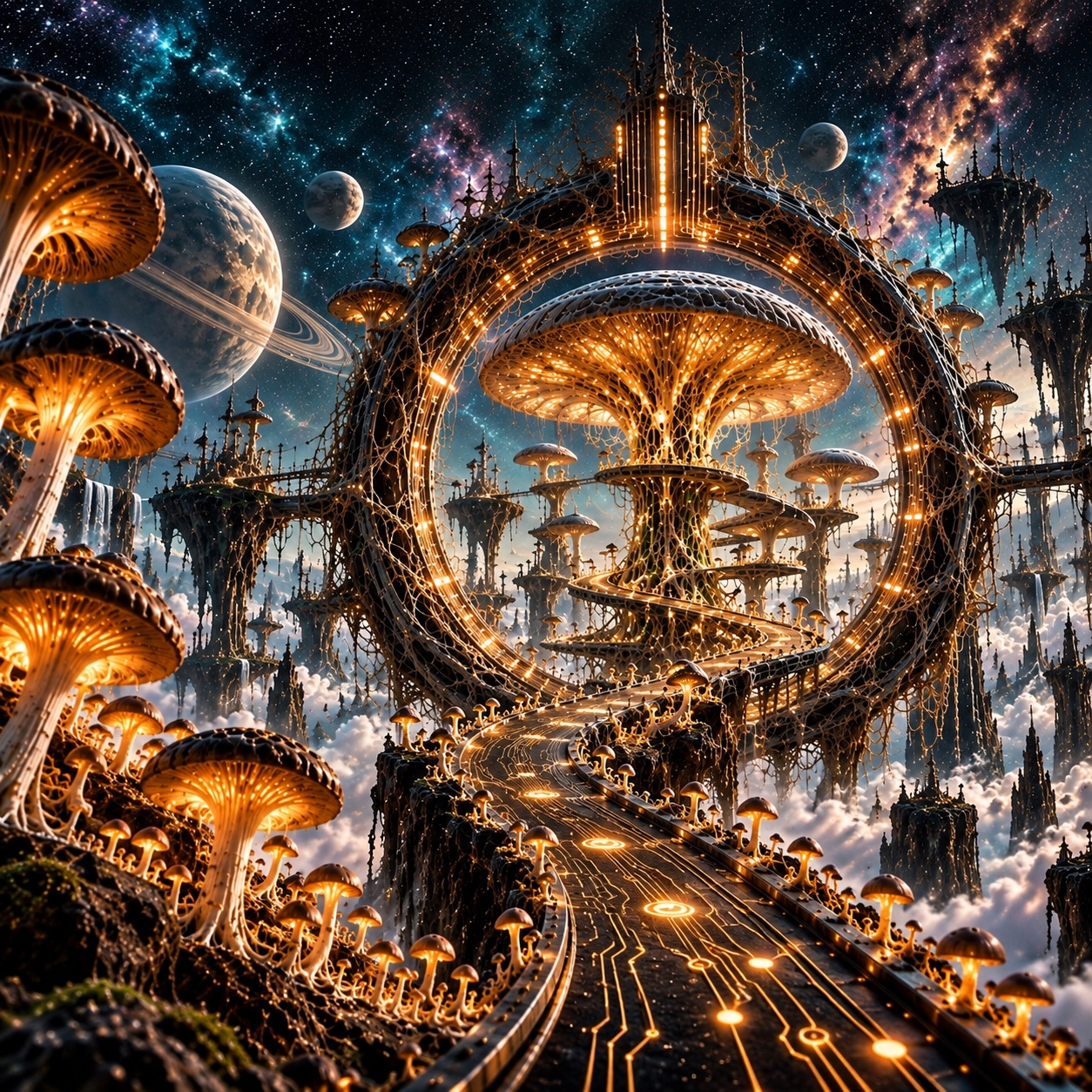 Mycelium Circuit artwork